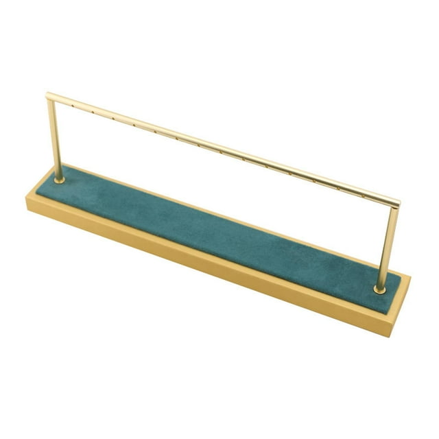 Rustproof Earring Display Stand Modern Jewelry Organizer Scratchproof Photography Props Necklace Shelf Free Standing Gift Metal for Showcase Yinane Soporte para pendientes