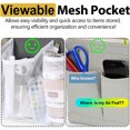 thumbnail image 3 of pitrice Multi Pocket Bed Organizer Hanging Space Saving Shoe Bag Storage For Rv Camping Rv Shoe Storage, 3 of 6