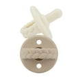 thumbnail image 1 of Itzy Ritzy Sweetie Soother 2-Pack Silicone Pacifier, Toast and Buttercream, for Infants, 0+ Months, 1 of 4
