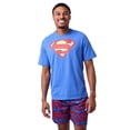 thumbnail image 1 of Conjunto de descanso Superman para hombre Bioworld, 2 piezas, talla XXL, 1 of 6