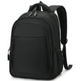thumbnail image 3 of Laptop Backpack, 15.6 Inch Women's Lightweight Travel Backpack, College School Bag, Large Capacity Computer Backpack, Black, 3 of 3