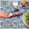 thumbnail image 6 of Pioneer Flower Floral Print Pattern Round Tablecloth 60 X 60 Inch, Wrinkle Resistant Wipeable Table Cloth for Kitchen Dining Picnic Patio Party, 6 of 6