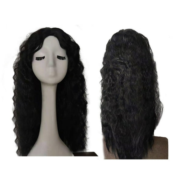 Mnycxen Peruvian Curly Human Hair Wig Glueless Lace Front Human Hair