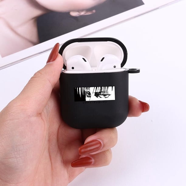 Funda de silicona blanda para Apple Airpods 1 y 2, cubierta de auriculares inalámbricos con Bluetooth, funda de Anime japonés de ataque a los Titanes, para air pods pro 3 xuanjing unisex