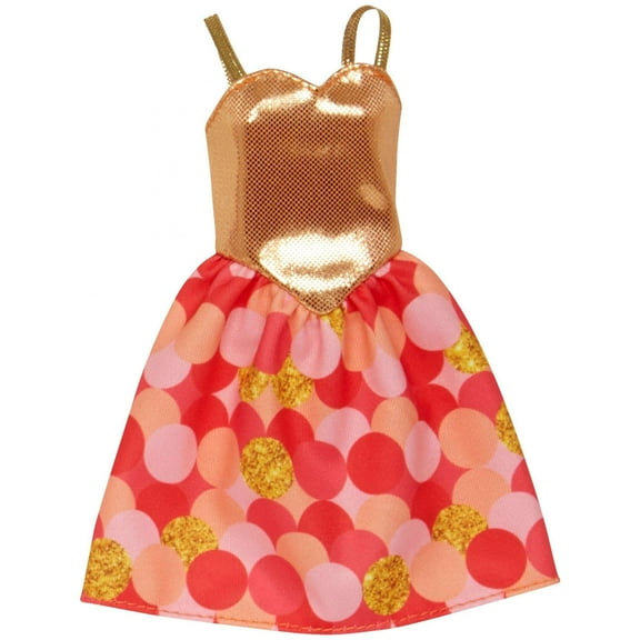 Barbie Trendy Gold Fashion Dress 13