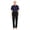 Navy Blue, variant on Men Elderly Special Needs Adaptive Clothing Long Sleeve Anti-Strip Back Zipper Jumpsuit Alzheimer Disabilities Patient Rompers Burgundy M