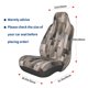 thumbnail image 3 of Balery Wooden Texture Funda de Asiento para Auto con Diseño - Cubierta Frontal Suave y Transpirable con Protector Antideslizante- 1 Unidad, 3 of 5