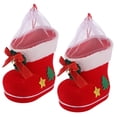 thumbnail image 1 of 2 piezas medias navideñas colgante decorativo botas de caramelo bolsa de calcetines bolsas de regalo bolsa de calcetines de caramelo (botas de caramelo grandes), 1 of 1