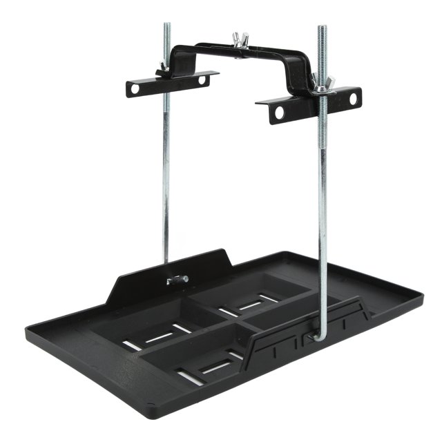 Juego de soportes para bandeja de sujeción de batería de coche, ranuras empotradas, carga fuerte para baterías de la serie 27 30 31 (34 bandejas 27 soportes)