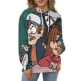 thumbnail image 5 of Gravity Falls Sweatshirts Casual Pullover Hoodie Jacket Unisex Hooded Activewear 3D Printed Long Sleeve Sweater with Pocket 3XL, 5 of 8
