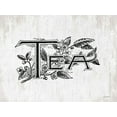 thumbnail image 2 of lettered And lined 14x12 Black Ornate Wood Framed with Double Matting Museum Art Print Titled - Tea, 2 of 4