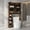 Rustic Brown, variant on Resenkos Over The Toilet Storage Cabinet with Sliding Barn Door and Adjustable Shelves-Gray, Bathroom Cabinet Organizer