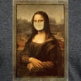 thumbnail image 3 of CafePress - Pandemic Mona Lisa T Shirt - Mens Tri-blend T-Shirt, 3 of 4