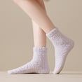 thumbnail image 3 of SKOLA Fuzzy Socks with Gripper for Women Non Slip Sleep Socks Warm Cozy Fluffy Slipper Socks with Grippers for Women House Socks, 3 of 10