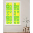 thumbnail image 2 of Window Privacy Film Green Summer Lemon Stained Glass Window Film Decorative Sun Block Window Cover Farmhouse Plaid Checkered Window Clings Static Adhesive Sticker for Bathroom 29.5"x118", 2 of 7