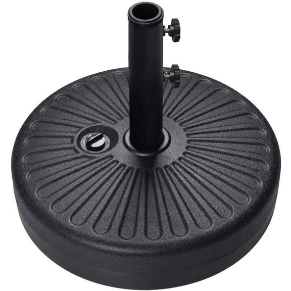 EliteShade Umbrella Base Market Patio Outdoor Water & Sand Filled Stand(Black)