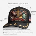 thumbnail image 5 of 250th Anniversary Baseball Cap American 1776-2026, Patriotic Flag and Cross Print Hat, Vintage Dad Cap for Men Women, 5 of 13