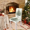 thumbnail image 5 of Cheapark Christmas Tree Themed Chair Covers - Festive Elastic Decorative Covers, Stretch-Fit for Dining/Accent Chairs & Holiday Party Settings, 5 of 6