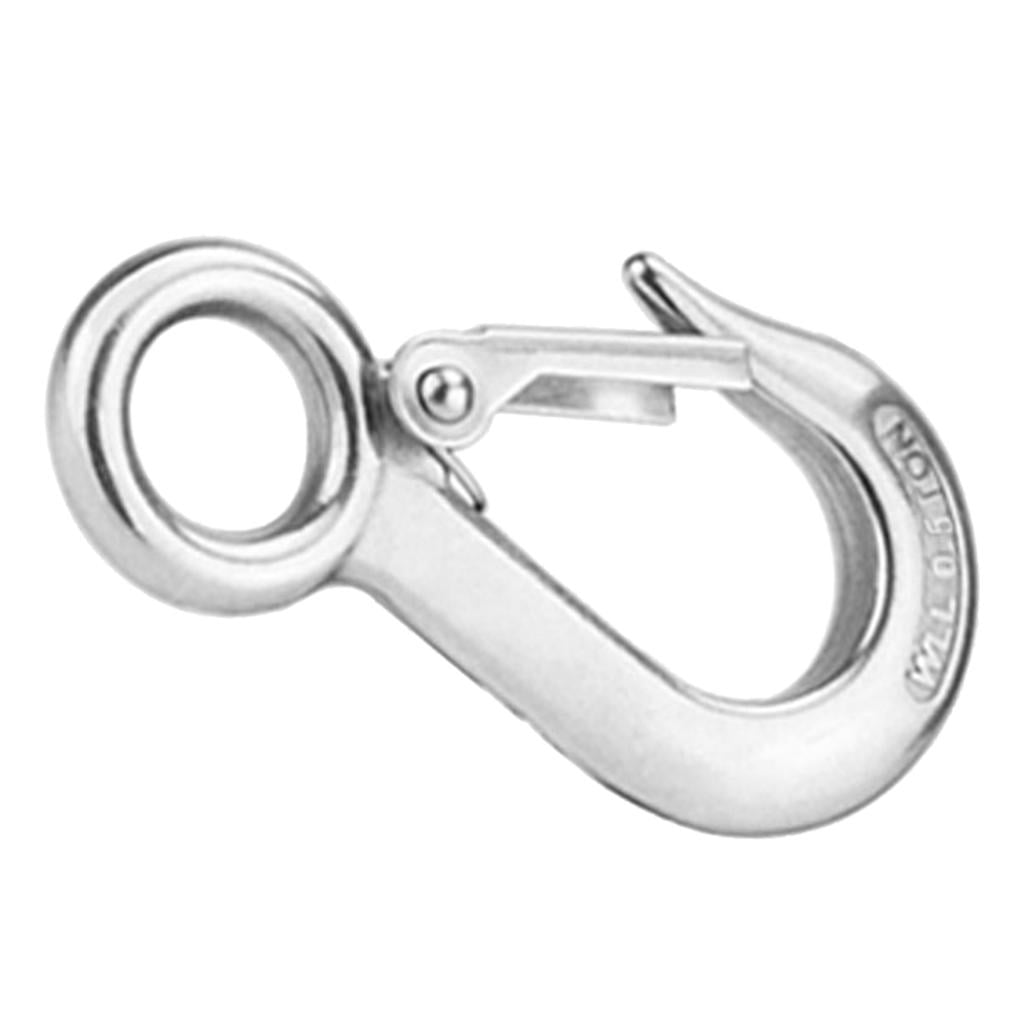 Metal Winch Hook with Clevis Latch for Hoist Winch 0.5T