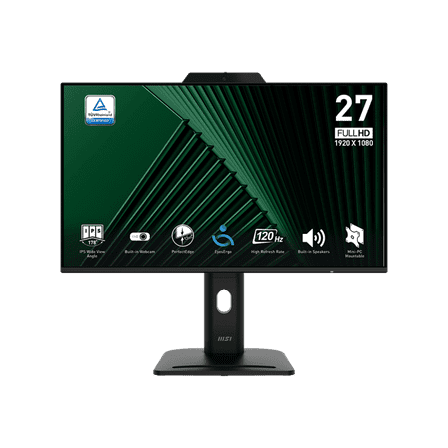 MSI PRO MP272PMG 27" 16:9 Full HD 120Hz IPS LCD HDR Monitor, Black