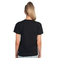 thumbnail image 4 of Gildan Softstyle Women’s Short Sleeve T Shirt 4.5oz 100% Ring Spun Cotton Comfortable Tee Black Color Pack of 6 Size S, 4 of 5