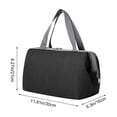 thumbnail image 3 of Lunch Bag Men, 10L Large Capacity Lunch Bags for Men Women- Reusable Insulated Leakproof Lunch Box Tote Bag, Cool Bags for Adults,Thermal Cooler Bag for Work Picnic Travel, Black, 3 of 8