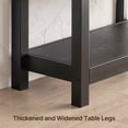 thumbnail image 5 of Aiho Console Table 39" With Drawers, Wood Entryway Table Hallway Table with Outlets & USB Ports, Sofa Table for Living Room, Foyer and Corridor - Black, 5 of 9