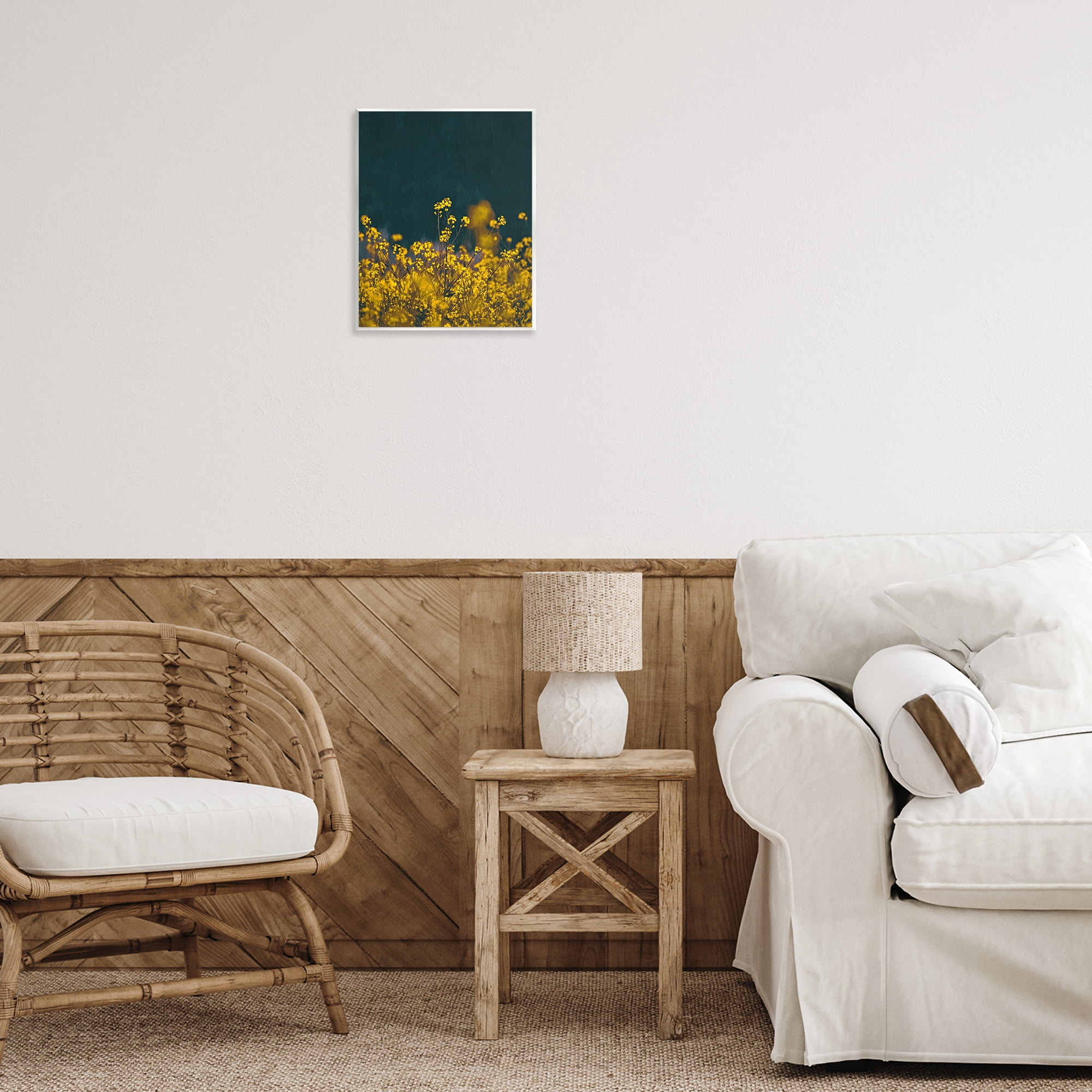 Stupell Industries Marigold Meadow Flowers Plants & Flowers Photography Unframed Art Print Wall Art, 11 x 14