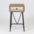 thumbnail image 1 of Luxen Home WH198 Deco Single Drawer End Table, 1 of 1