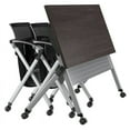 thumbnail image 3 of Bush Business Furniture 60W Folding Training Table with Set of 2 Folding Chairs, 3 of 7