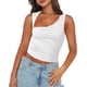 thumbnail image 4 of Y2K Camiseta sin mangas para mujer, escote irregular, sin mangas, tops halter, traje sexy para mujer, chaleco de moda, 4 of 5