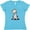 Aqua, variant on Inktastic Chinese Crested Women's V-Neck T-Shirt