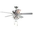 thumbnail image 5 of Tatiana 5-blade 52-inch Chrome Ceiling Fan with 3-Light Royal Chandelier (Remote Controlled), 5 of 5