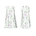 thumbnail image 7 of Goofa Watercolor Wildflower for Summer Dresses for Women – Beach Floral Sundress, Casual Pockets Boho Tank Dress for Hot Days, 7 of 7