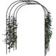 thumbnail image 1 of 7.2ft tool-free garden arch trellis para outdoor climbing plants, 1 of 6