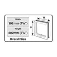 thumbnail image 3 of Cat Mate Lockable Cat Flap Brown, 3 of 4
