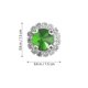 thumbnail image 3 of 20PCS Flatback Round Rhinestones DIY Craft Crystals Table Scatters for Jewelry Making Wedding Bridal Shower Decoration (Green), 3 of 3