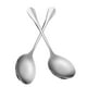thumbnail image 5 of cucharas grandes de acero inoxidable con cabeza cuadrada para servir, ideales para bufés, cenas, arroz, sopas y ensaladas. Mango largo, aptas para lavavajillas., 5 of 7