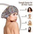 thumbnail image 6 of Boho Mandala Pattern Silk Bonnet for Sleeping Women Men, Adjustable Elastic Satin Bonnet Bonnet for Sleeping, Soft Similar Silk Curly Cuteness Hair Bonnet for Sleeping, 6 of 7