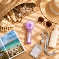 thumbnail image 5 of Portable Handheld Mini Neck Fans, Personal Fan Ventilador Recargable, Fans that Blow Cold Air USB Chill Pill Fans for Travel Beach Camping Hiking, 5 of 7