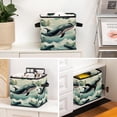 thumbnail image 6 of Whale Foldable Toy Box Organizer Bins Storage Cubes with Handle, 10.8"x10.5"x10.6", Large Capacity, 6 of 6