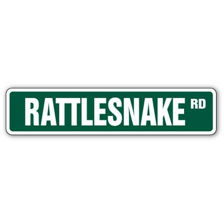 - RATTLESNAKE Street Sign rattle snakes snake hunter | Indoor/Outdoor | 24