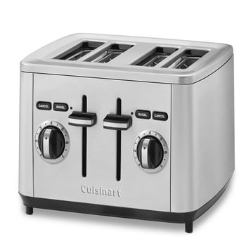 Cuisinart Stainless Steel 4-Slice Toaster, CPT-14WM