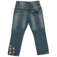 thumbnail image 2 of RAW X  Boy's RawX Heavy Distressed Jeans, Blue, 4T, 2 of 6