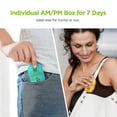thumbnail image 4 of Pill Organiser Pill Box 7 Day 2 Times A Day With 7 Colorful Attachable Tablet Box For Medicine, Medication, Vitamin, 4 of 4