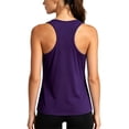 thumbnail image 3 of NELEUS Womens Workout Tank Tops for Athletic Yoga Running Gym Sleeveless Shirts Crewneck Racerback,Dark Purple,US Size S, 3 of 8