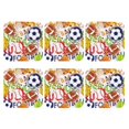 thumbnail image 2 of Disketp Balls Funny Coasters,6 Pcs Leather Coasters With Holder, Perfect Housewarming Hostess Gifts,Protect Furniture From Water Marks Scratch And Damage, 2 of 9