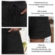 thumbnail image 5 of Pantalones cortos con cordón para mujer, cintura alta, informales, sueltos, pierna ancha, con cordones y bolsillos para verano, 5 of 6