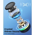 thumbnail image 2 of Altavoz de ducha Bluetooth Kunodi IPX7 resistente al agua con luces, 2 of 6