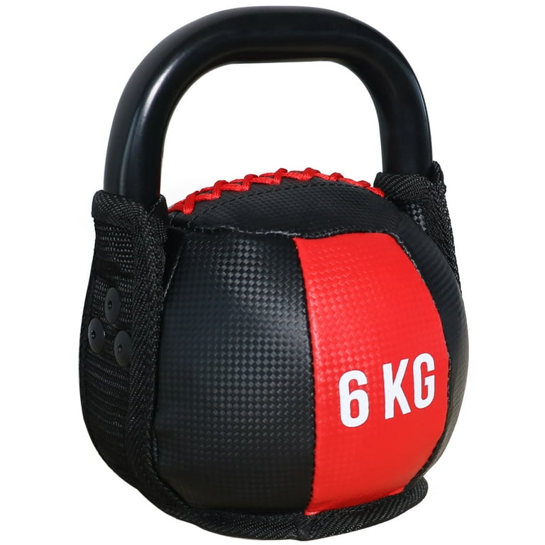PRISP Soft Kettlebell Workout Weight - Sand-Filled Bell Body with Rigid  Handle 